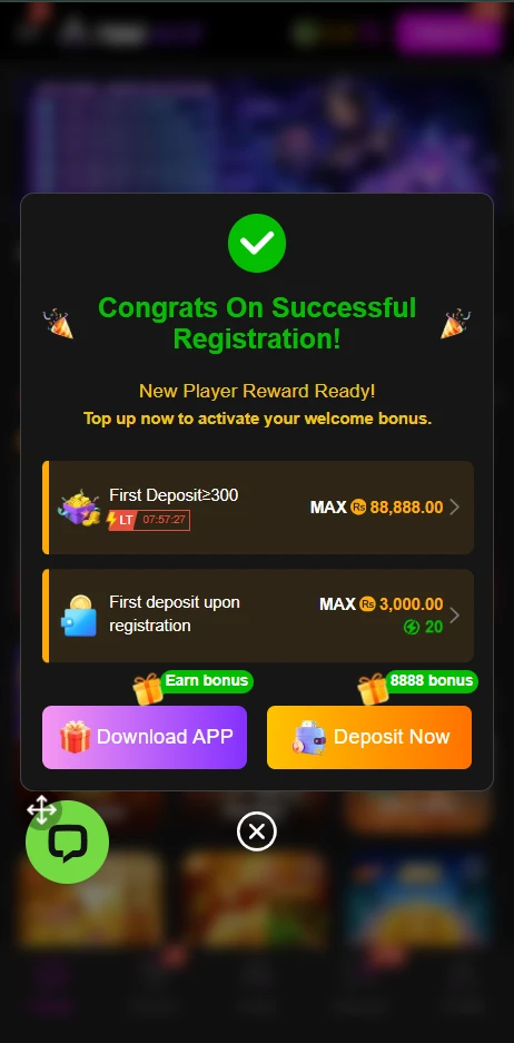 786 ace Game Login Rewards